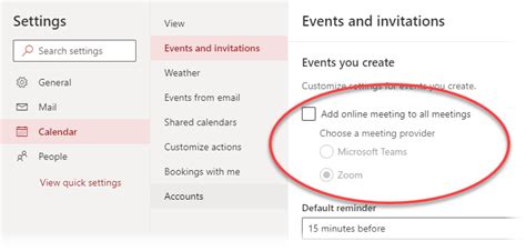 add online meeting to all meetings missing|Option to create all meetings online in Outlook for .